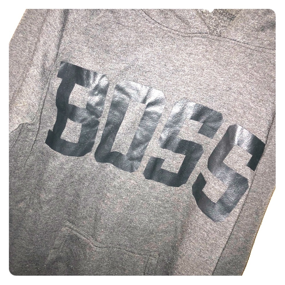 Grey/black “Boss” hoodie